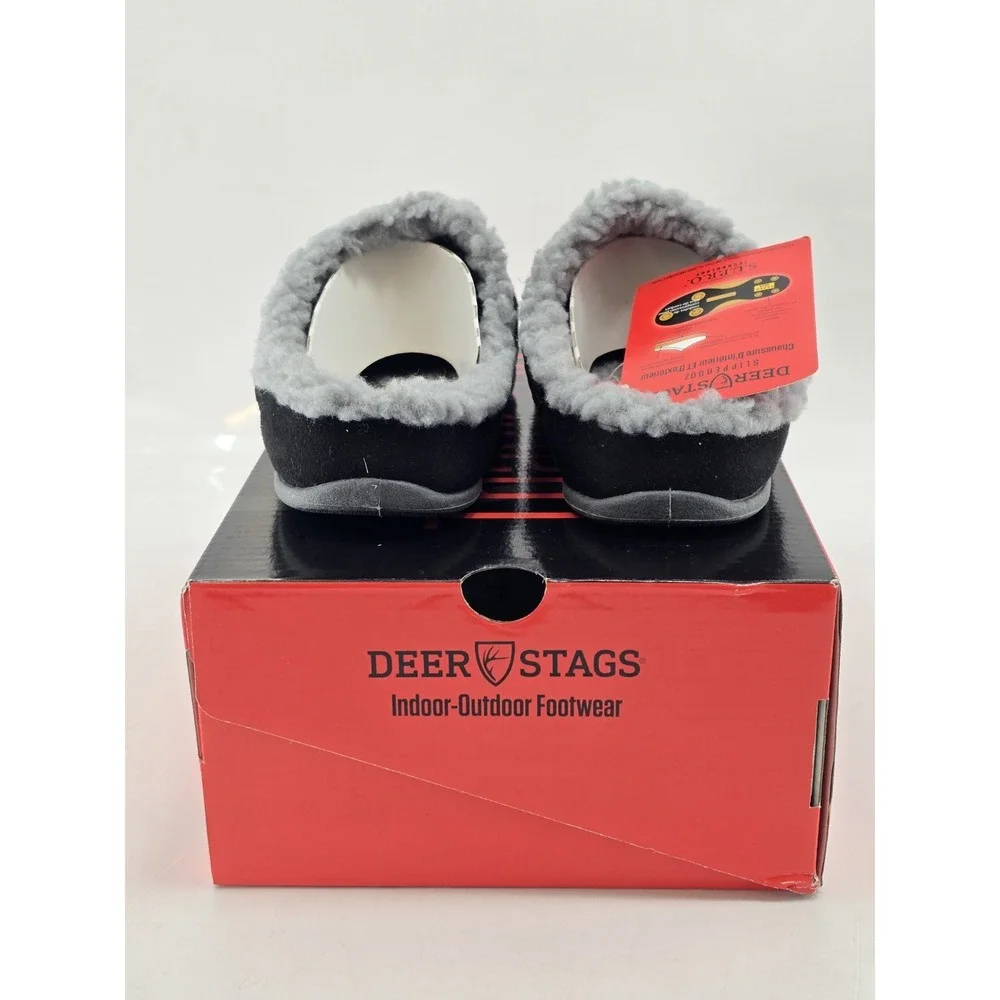 NIB Deer Stags Lil Nordic Slipper - Size 3M‎ Unisex Big Kid - Color Black
